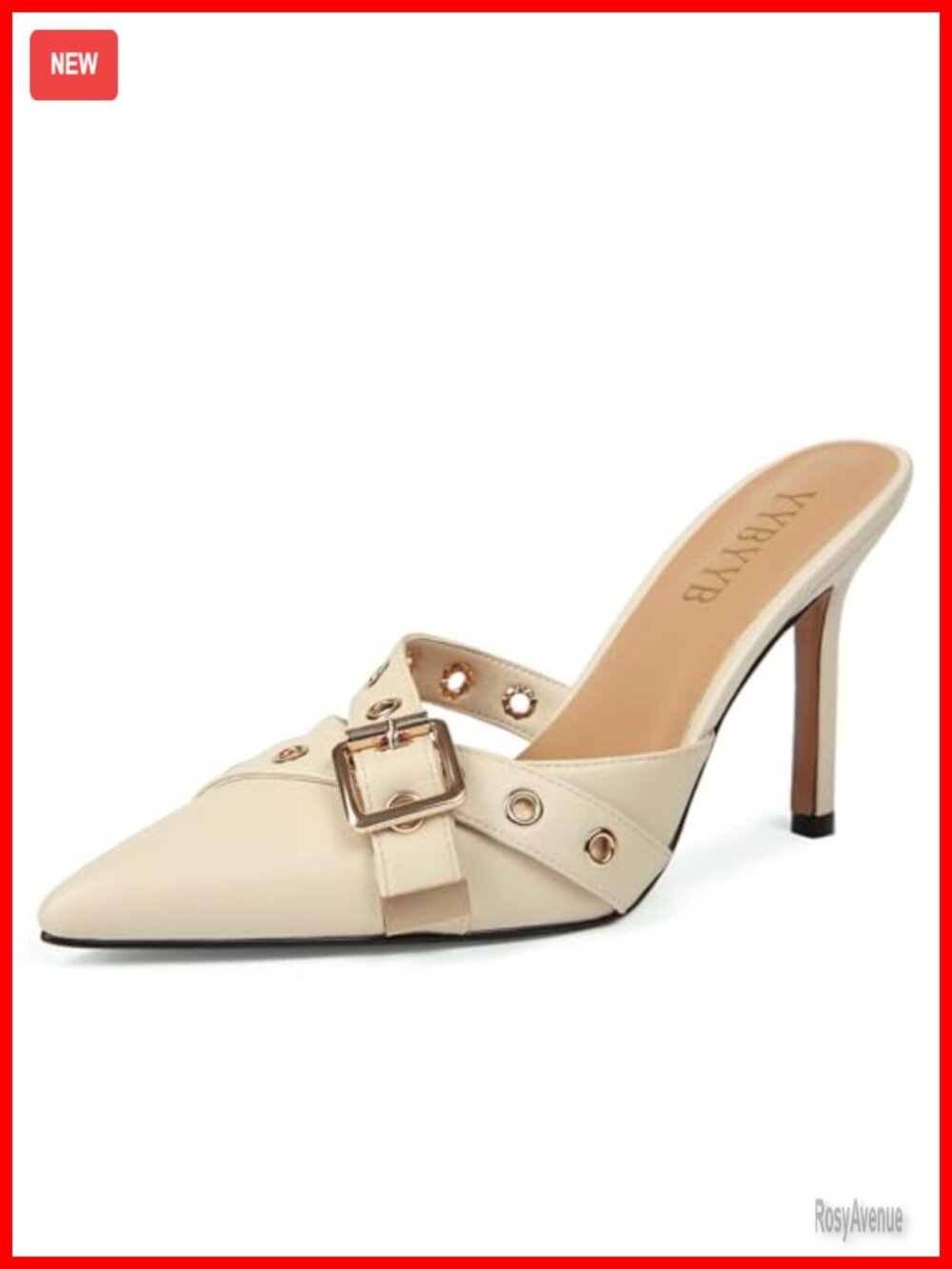 Pointed Toe Kitten Heel Mule Pumps with Studded Bow Detail